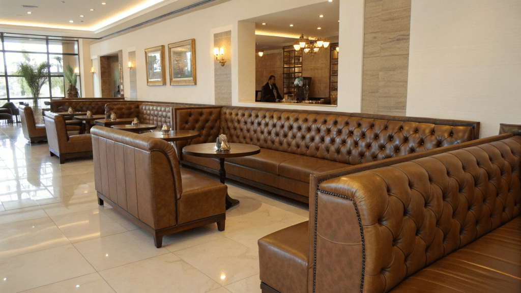 leather banquette seating ideas that feel luxurio 1