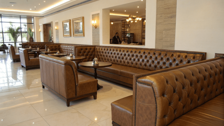 leather banquette seating ideas that feel luxurio 1