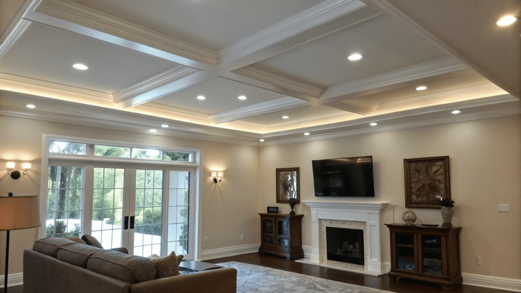 living room ceiling remodel ideas