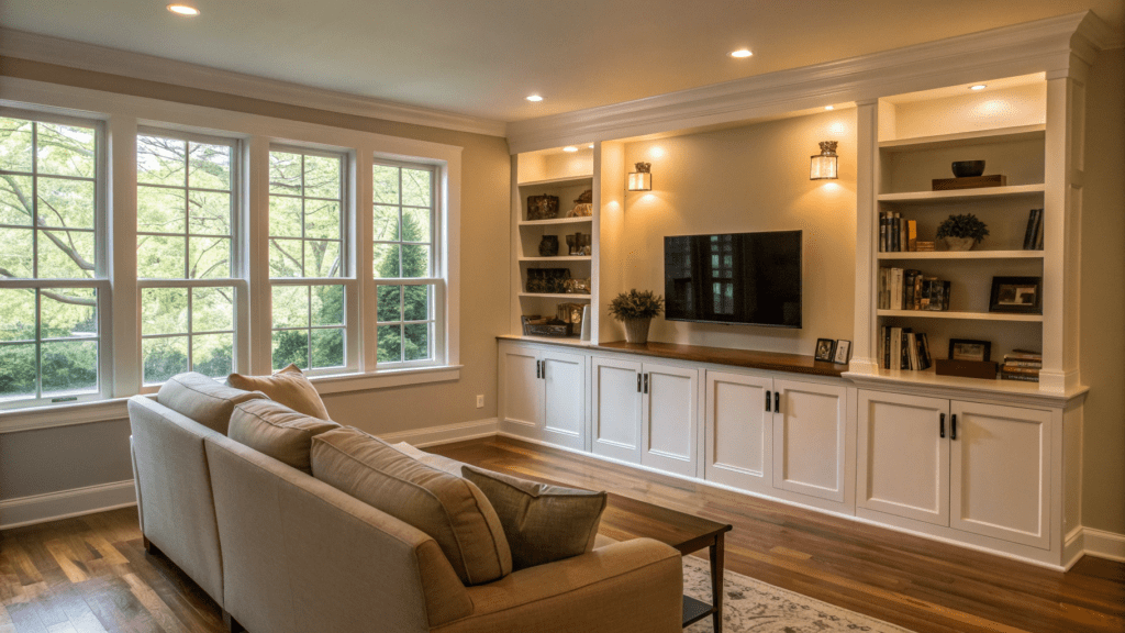 living room remodel ideas with built ins