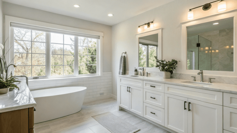 minimal bathroom remodel ideas for calm spaces
