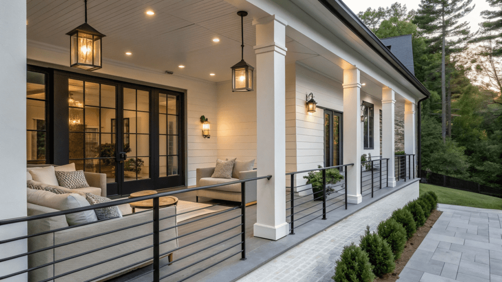 modern porch remodel ideas with timeless style