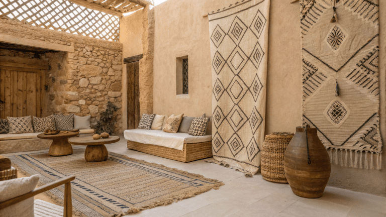 motif berbere decor ideas that feel earthy and mo