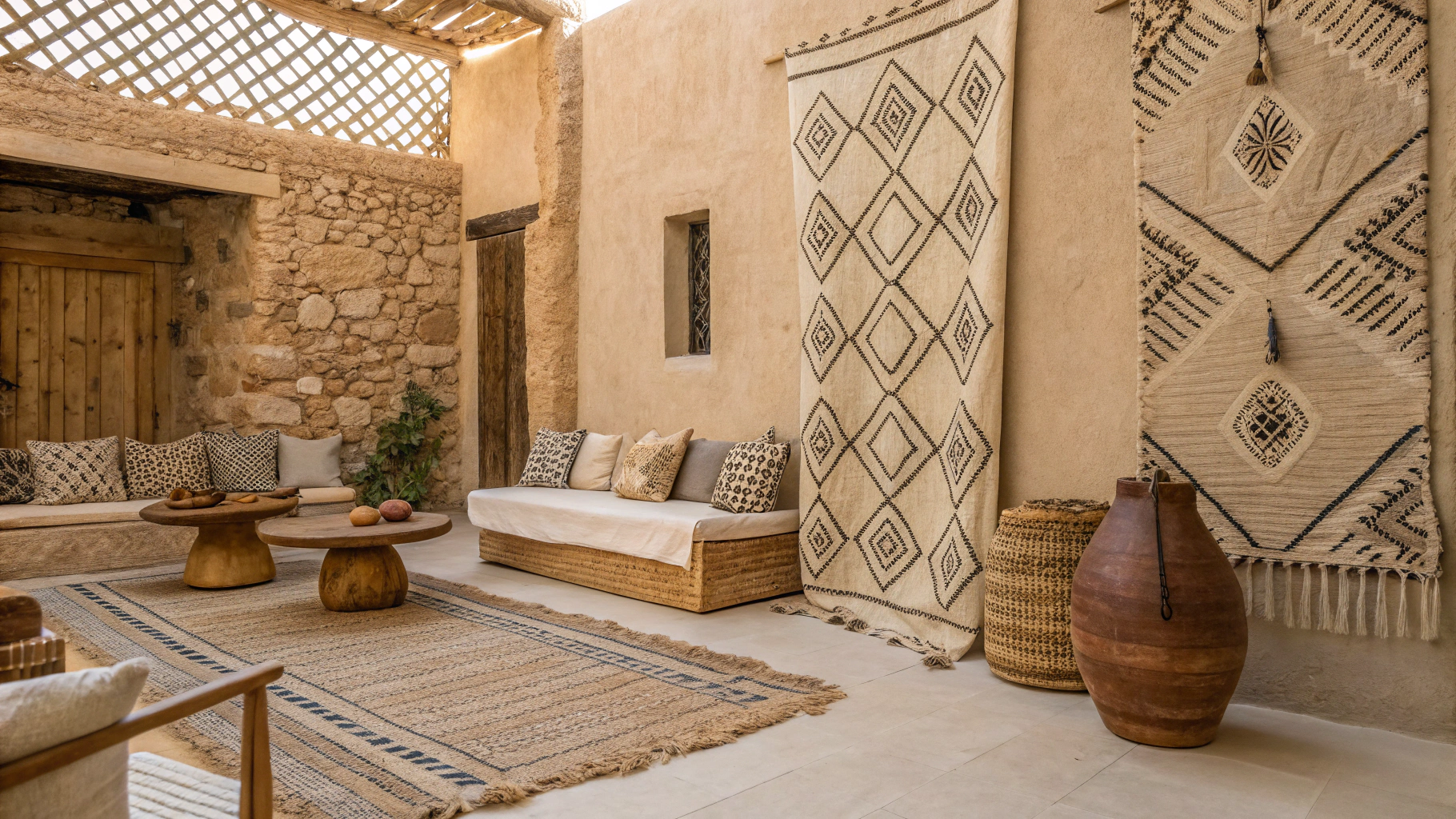 15+ Motif Berbere Decor Ideas That Feel Earthy and Modern