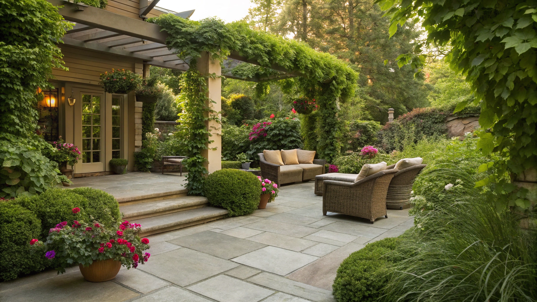 13+ Patio Remodel Ideas with Greenery Integration