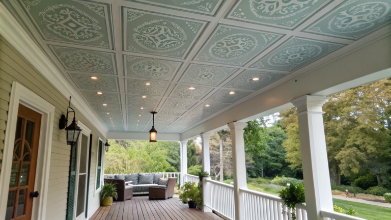 porch ceiling remodel ideas that add character