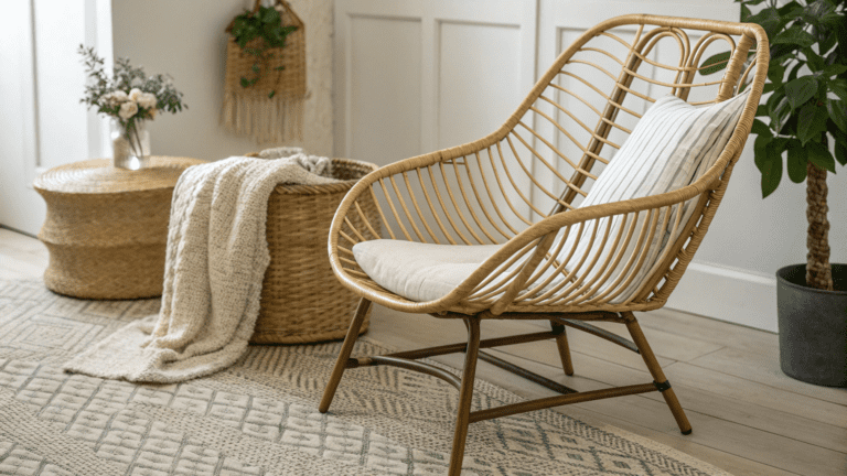 rattan accent chair decor trends
