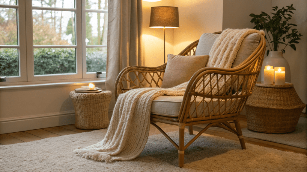 rattan accent chair styling ideas for cozy living