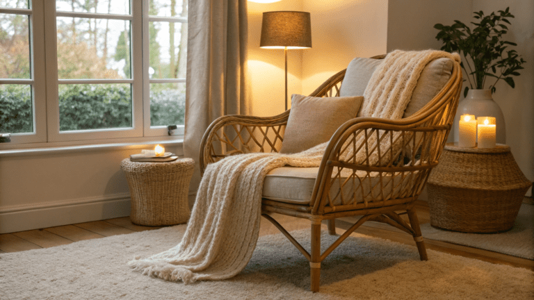 rattan accent chair styling ideas for cozy living
