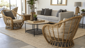 14+ Rattan Accent Chairs Paired With Modern Furniture