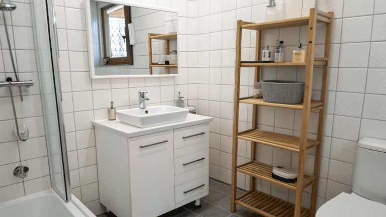 small bathroom remodeling ideas that add storage