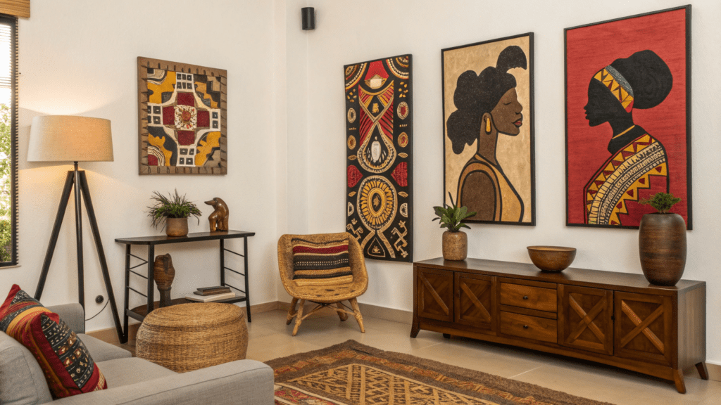 14+ Ways to Style African Wall Art Without Overdoing It