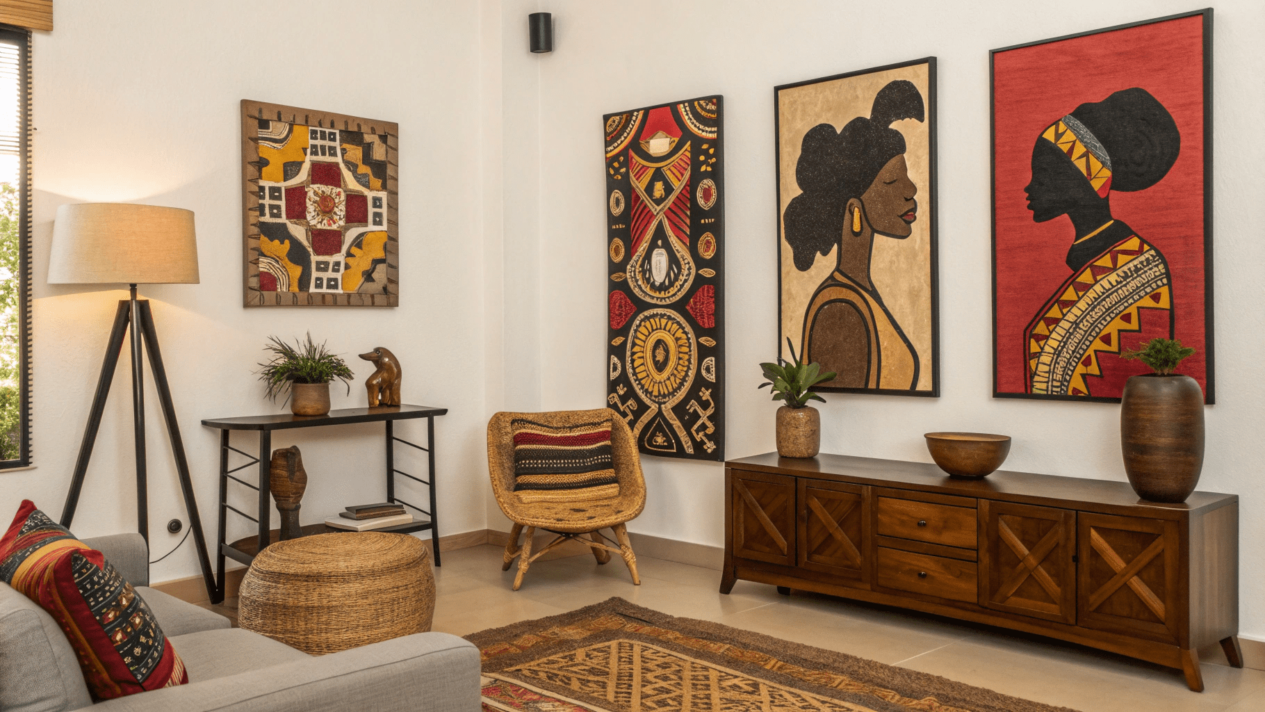 14+ Ways to Style African Wall Art Without Overdoing It