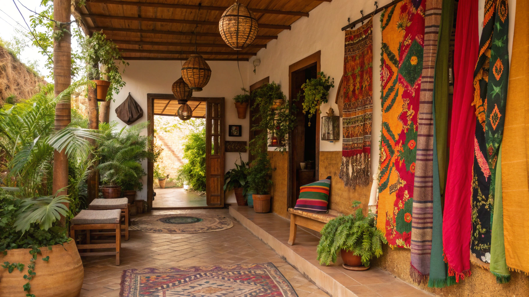 11+ Afrobohemian Entryways That Set the Tone Instantly