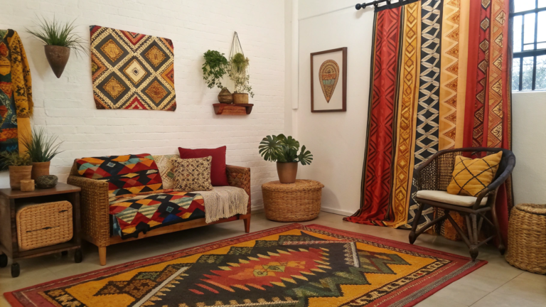 afrobohemian touches that bring a room together