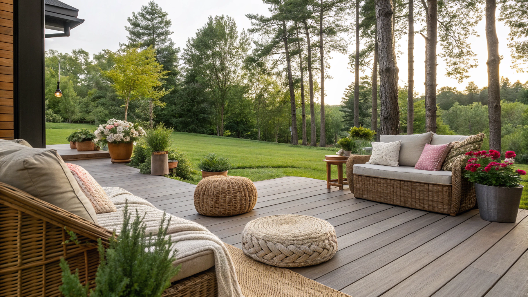 14+ Backyard Deck Styling Ideas Using Textures