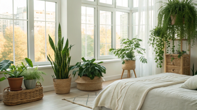 bedroom plants that create a peaceful retreat