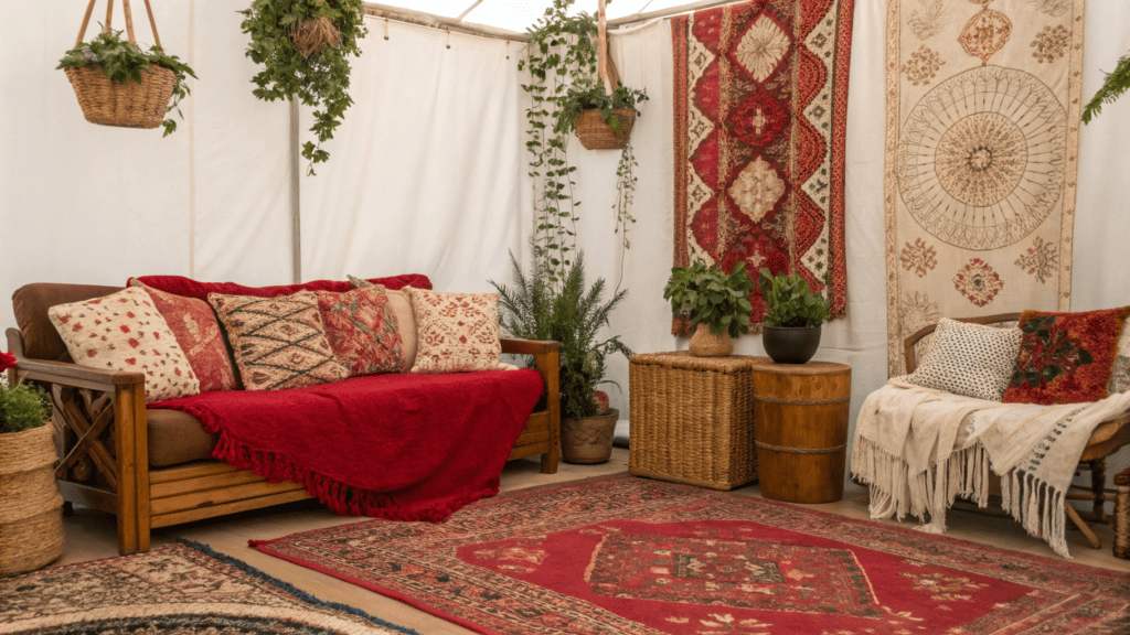 boho chic home redesign ideas with character