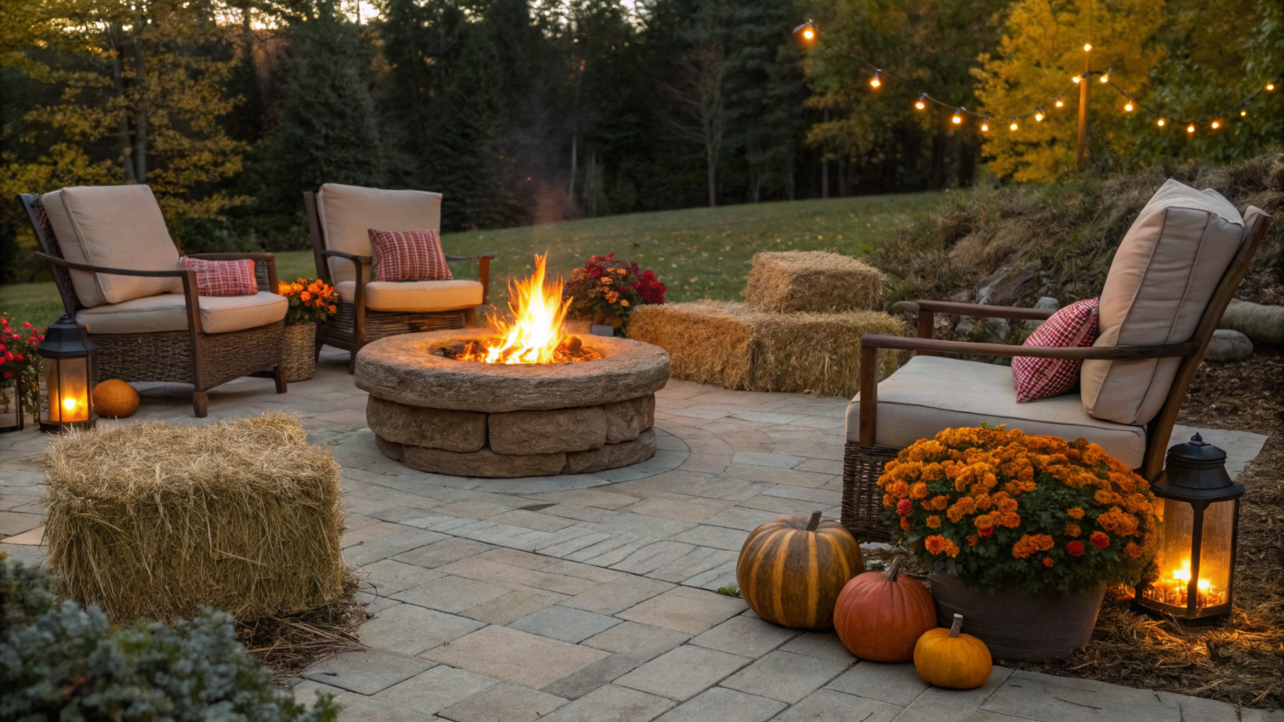 14+ Cozy Fire Pit Decor Ideas for Fall Evenings