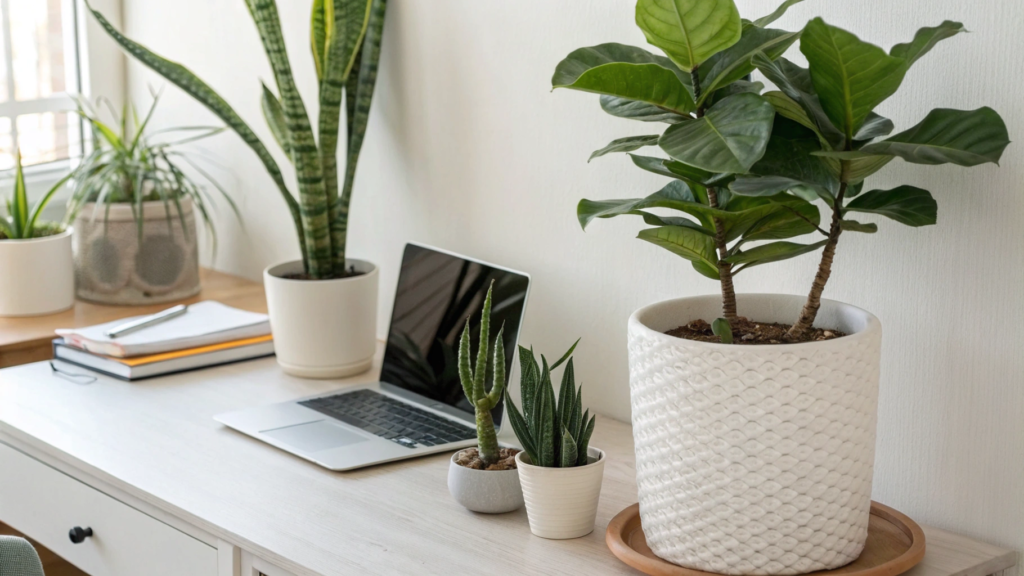 desk plants that boost focus and creativity