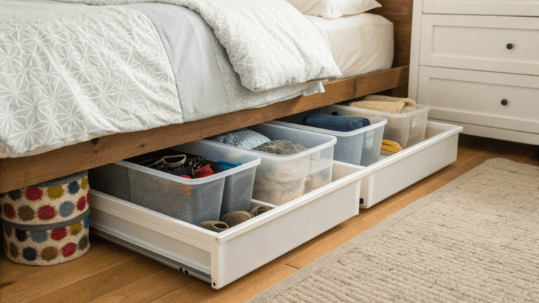 diy under bed storage projects for apartments