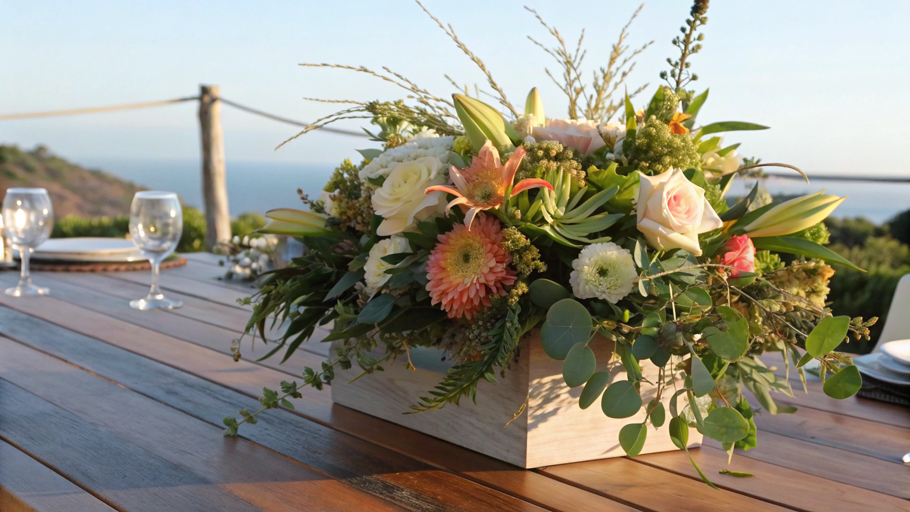 15+ Outdoor Table Centerpiece Ideas for Dinner Parties