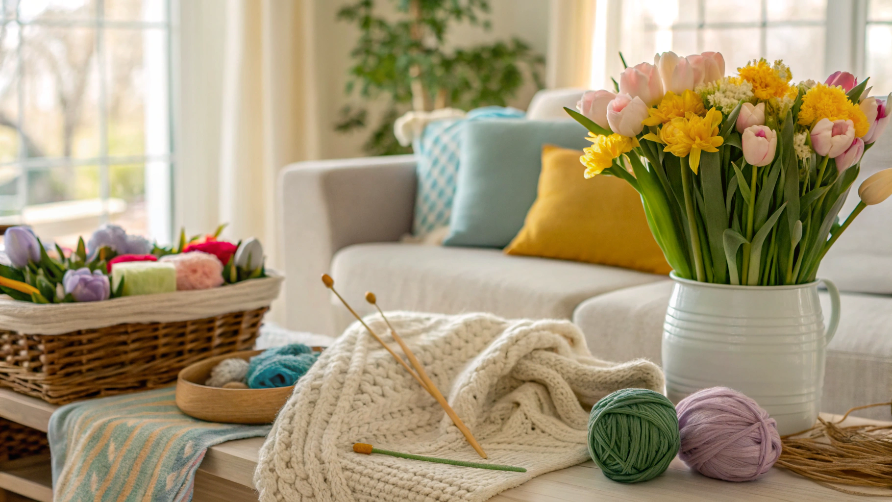 14+ Relaxing Spring Craft Projects for Adults
