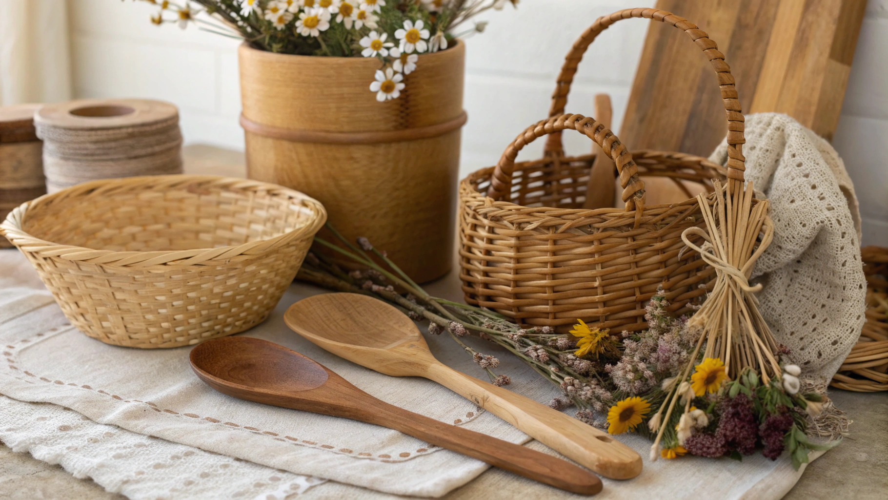 17+ Rustic Spring Craft Ideas with Texture