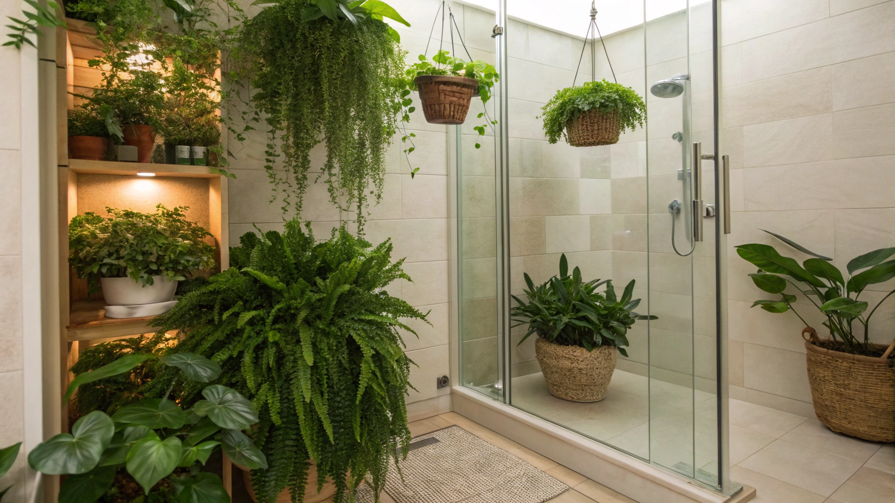 15+ Shower Plants That Create a Spa-Like Feel