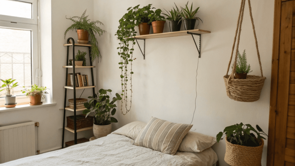 small bedroom plant ideas that don t take up space