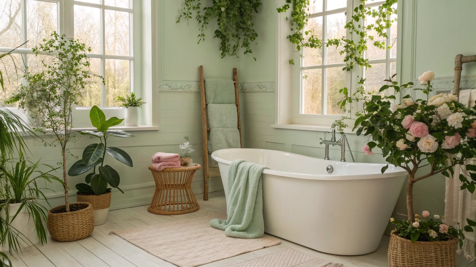 18+ Spring Bathroom Decor Ideas for a Spa Like Refresh