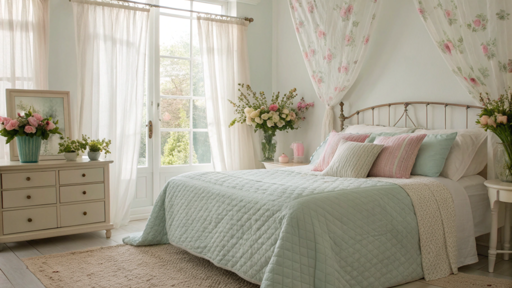 spring bedroom decor ideas for a light airy feel