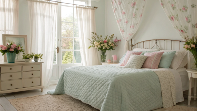 spring bedroom decor ideas for a light airy feel