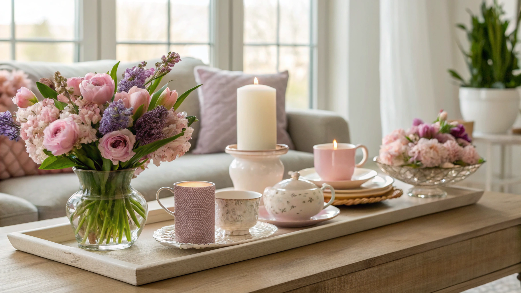 15+ Spring Coffee Table Decor Ideas That Look Effortless