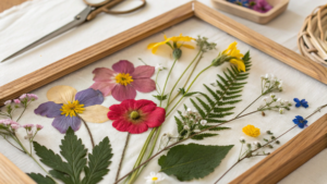 17+ Spring Craft Ideas with Pressed Flowers