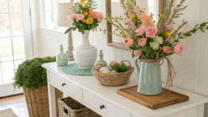 18+ Spring Entry Table Decor Ideas for Small Spaces