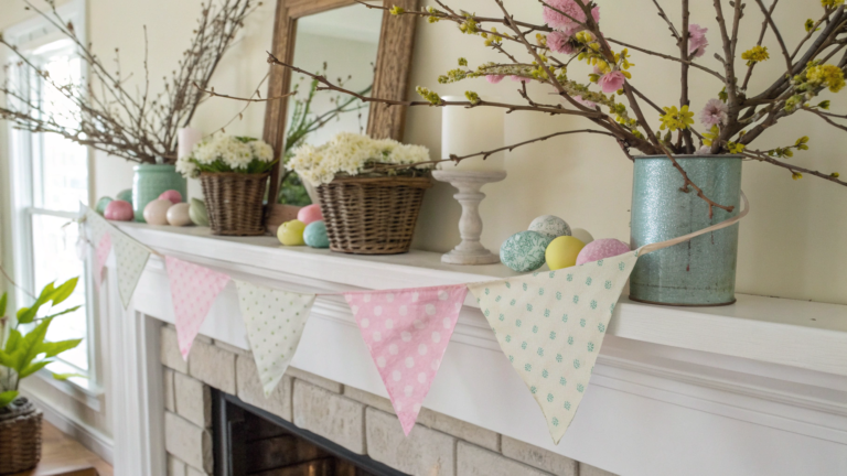 spring mantel decor ideas