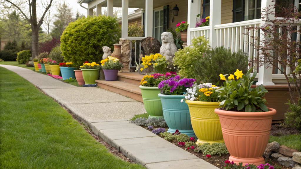 spring outdoor decor ideas for a fresh curb appea