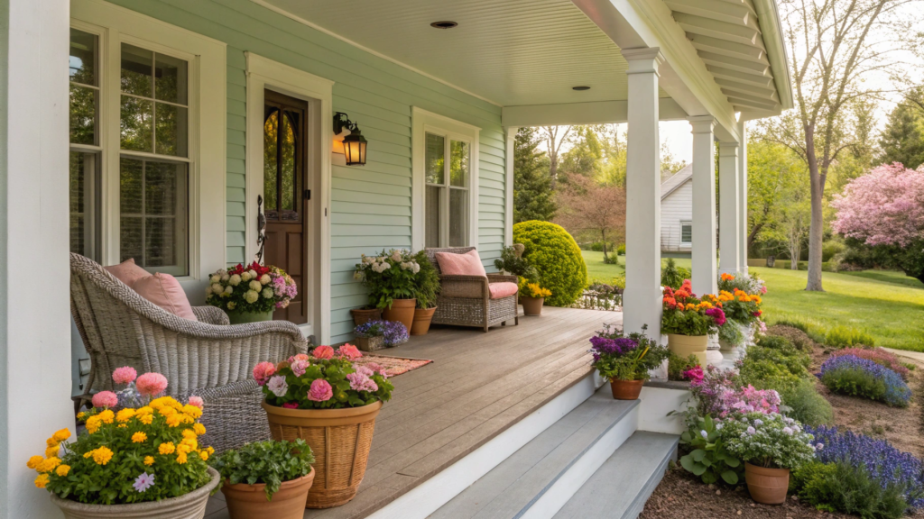 21+ Spring Porch Decor Ideas That Feel Warm & Welcoming