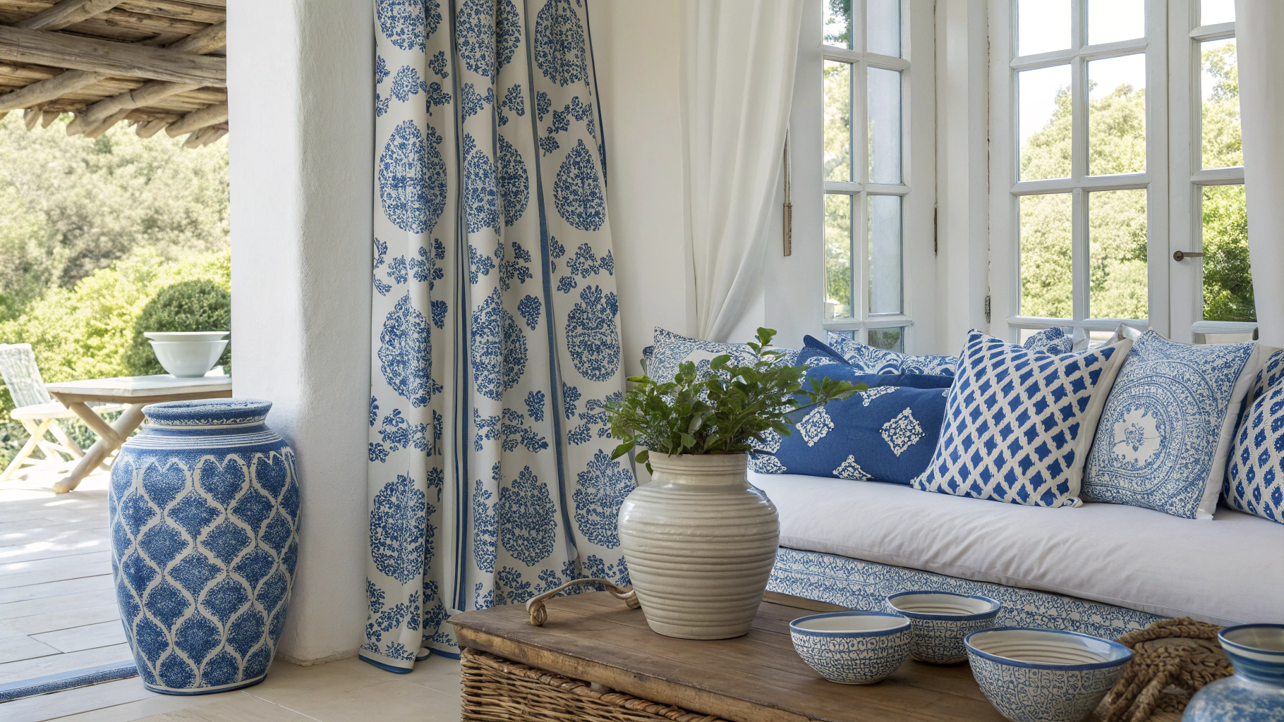 17+ Blue and White Summer Decor Ideas for a Coastal Look