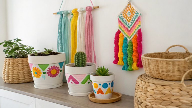 diy summer crafts that add color to any room