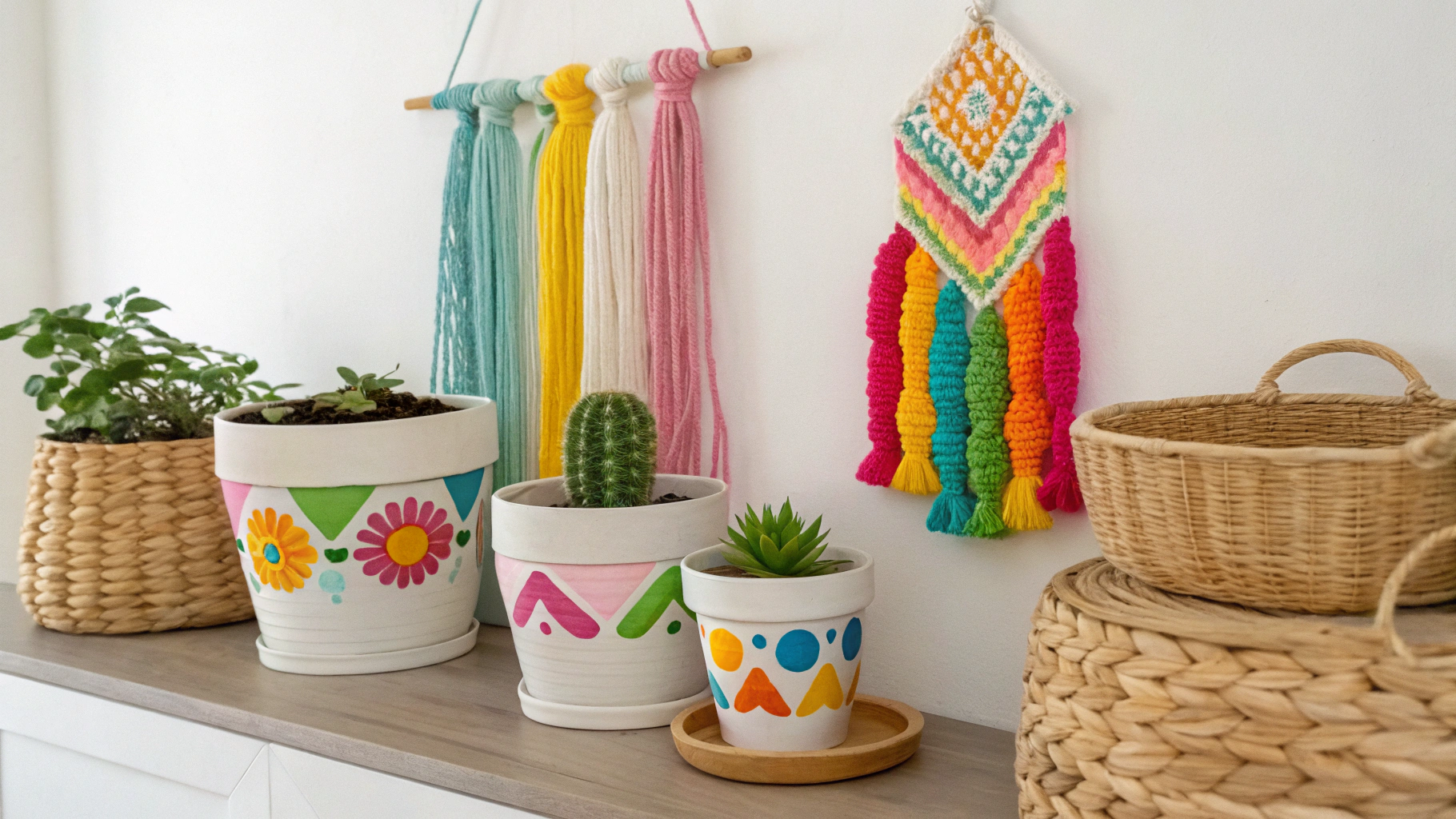 18 DIY Summer Crafts That Add Color to Any Room