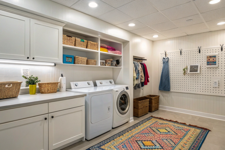 how to decorate a laundry room that has no window 1