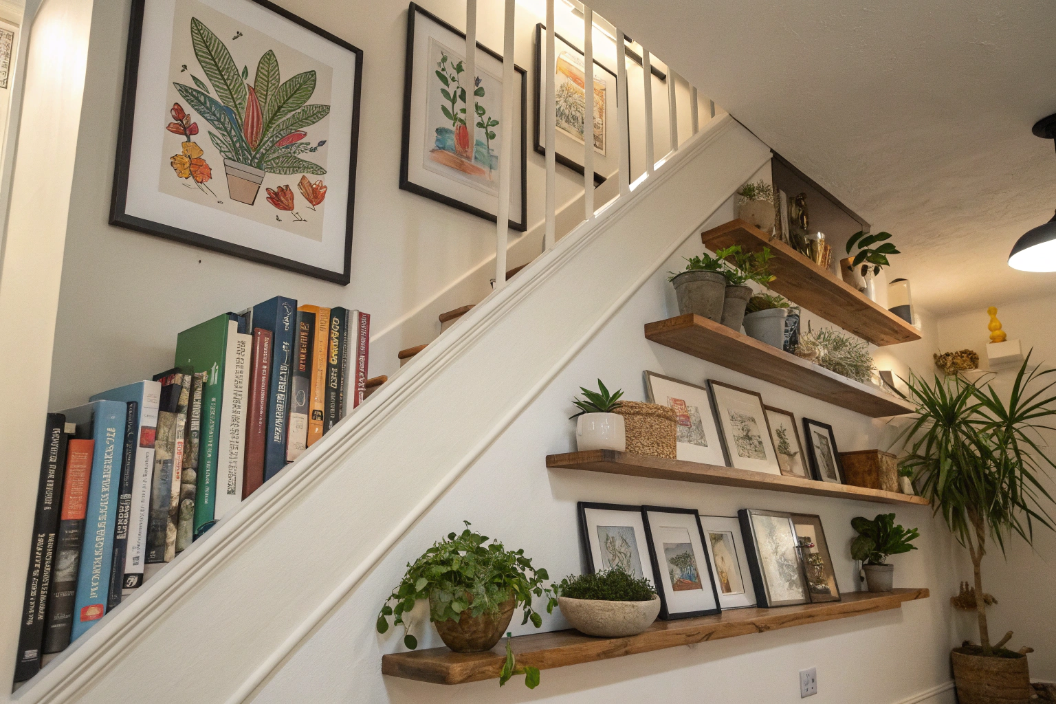 How to Decorate the Wall Under Stairs Without Building Anything (2026 Guide)