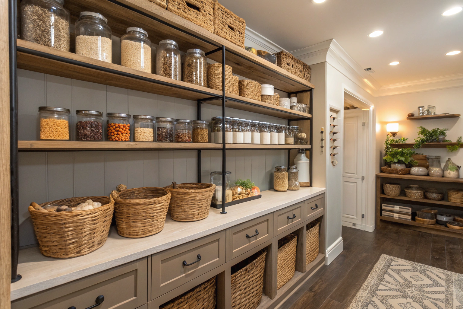 How to Style an Open Pantry So It Looks Good, Not Chaotic