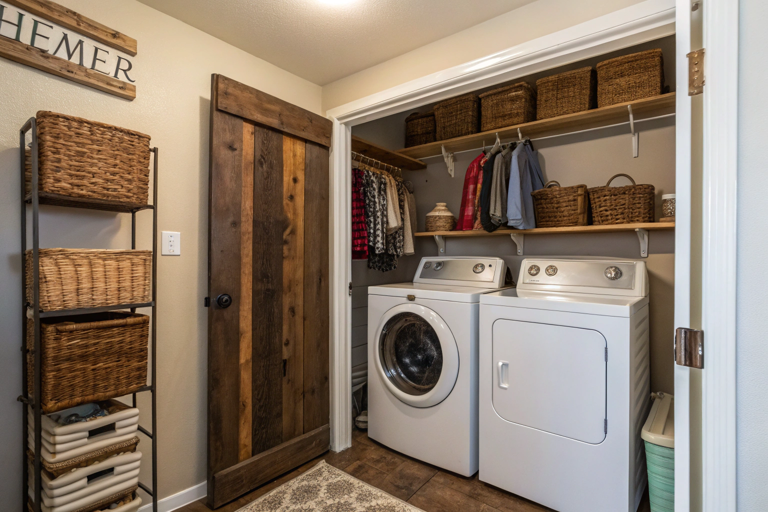 laundry room decor when your washer and dryer are