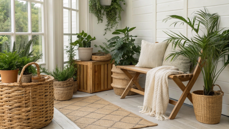outdoor inspired summer decor ideas for indoor spa