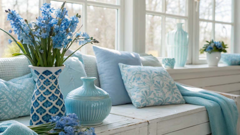 spring blue decor ideas