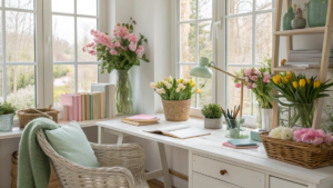 19+ Spring Home Office Decor Ideas for a Productive Refresh