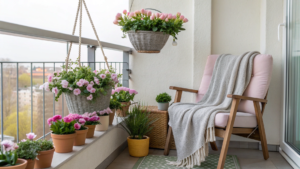 13+ Spring Small Balcony Decor Ideas